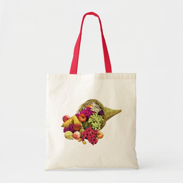 Bolso De Tela Tote de la cornucopia (Frente)