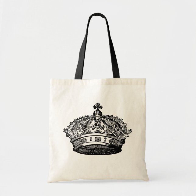 Bolso De Tela Tote de la corona (Frente)