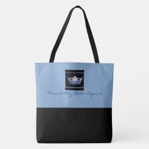 Bolso De Tela Tote de la corona de color al estilo Personalizado