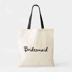 Bolso De Tela Tote de la dama de honor