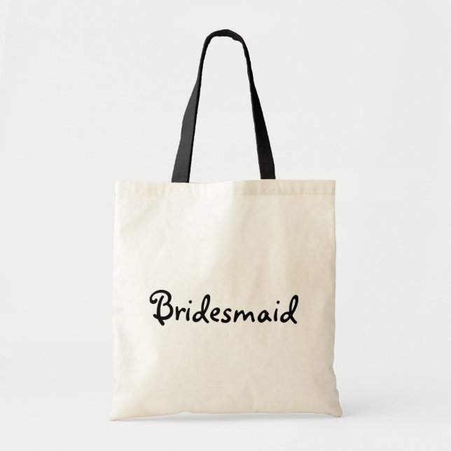 Bolso De Tela Tote de la dama de honor (Frente)