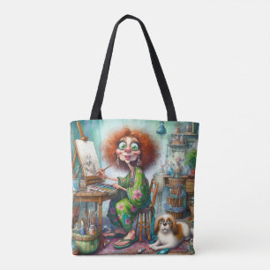 Bolso De Tela Tote de la Dama del Artista