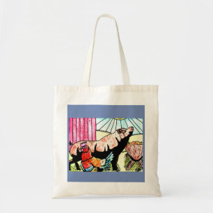 Bolso De Tela Tote de la diversión del corral