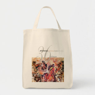 Bolso De Tela Tote de la estación del festival de Beethoven 36.o