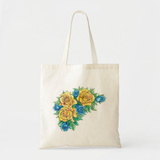 Bolso De Tela Tote de la flor