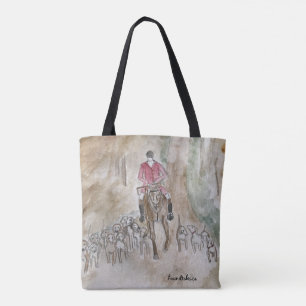 Bolso De Tela Tote De La Foxcaza