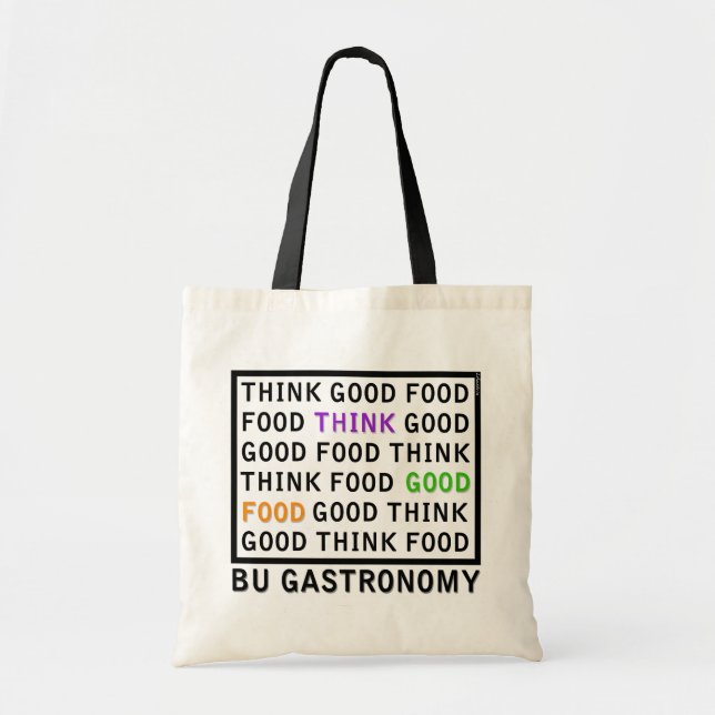 Bolso De Tela Tote de la gastronomía de los BU (Frente)