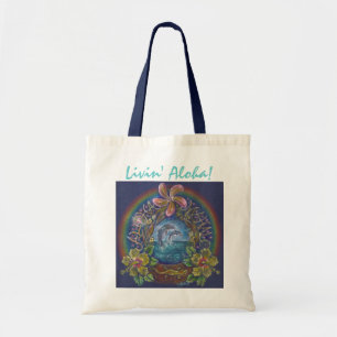 Bolso De Tela Tote de la hawaiana de Livin