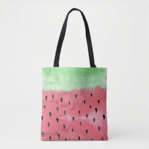 Bolso De Tela Tote de la impresión de la sandía