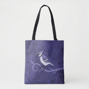 Bolso De Tela Tote de la impresión del arrendajo azul todo