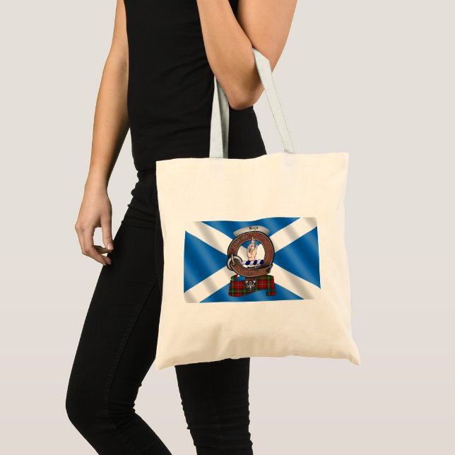 Bolso De Tela Tote de la insignia de clan boyd (Anverso (producto))