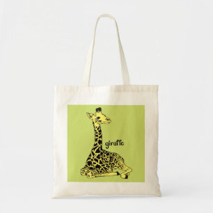 Bolso De Tela Tote de la jirafa del bebé