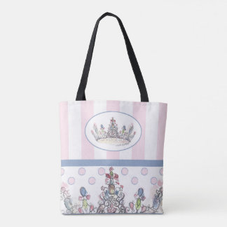 Bolso De Tela Tote de la joya corona por Heather French Henry