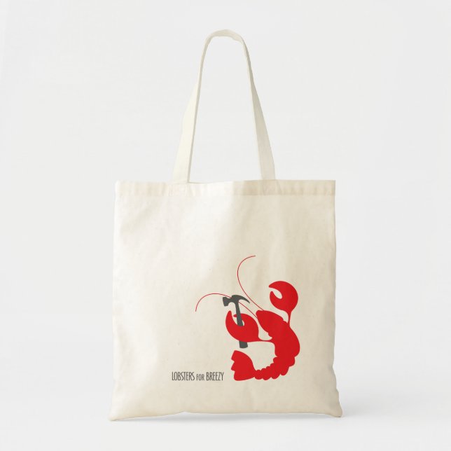 Bolso De Tela Tote de la langosta (Frente)