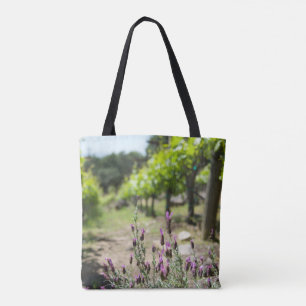 Bolso De Tela Tote de la lavanda