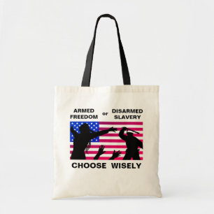 Bolso De Tela Tote de la Libertad Armada