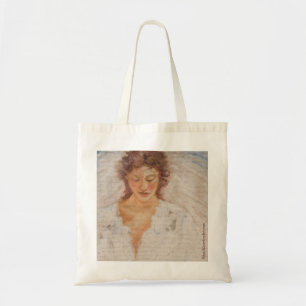 Bolso De Tela Tote de la lona con ángel