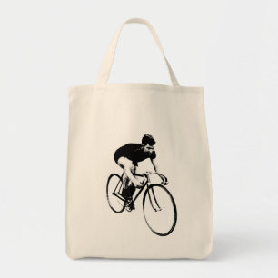 Bolso De Tela Tote de la lona de la bicicleta del vintage