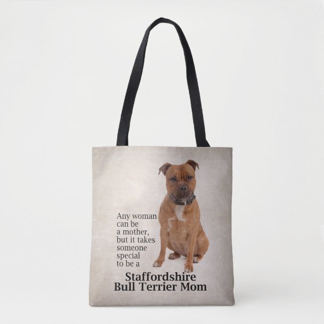 Bolso De Tela Tote de la mamá de Staffie (Anverso)