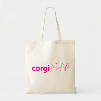 Bolso De Tela Tote de la mamá del Corgi
