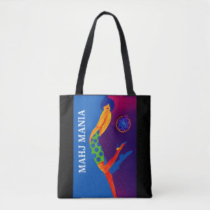 Bolso De Tela Tote de la manía de Mahj