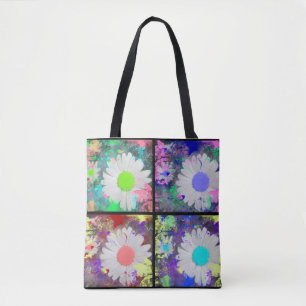 Bolso De Tela Tote de la margarita