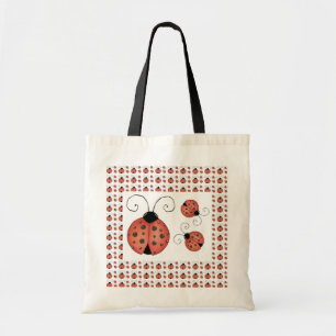 Bolso De Tela Tote de la mariquita