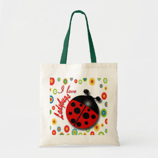 Bolso De Tela Tote de la mariquita