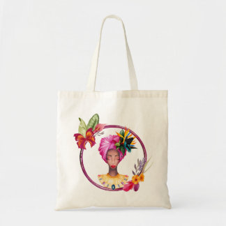Bolso De Tela Tote de la mujer africana