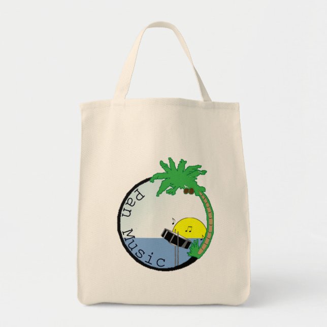 Bolso De Tela Tote de la música de la cacerola (Frente)