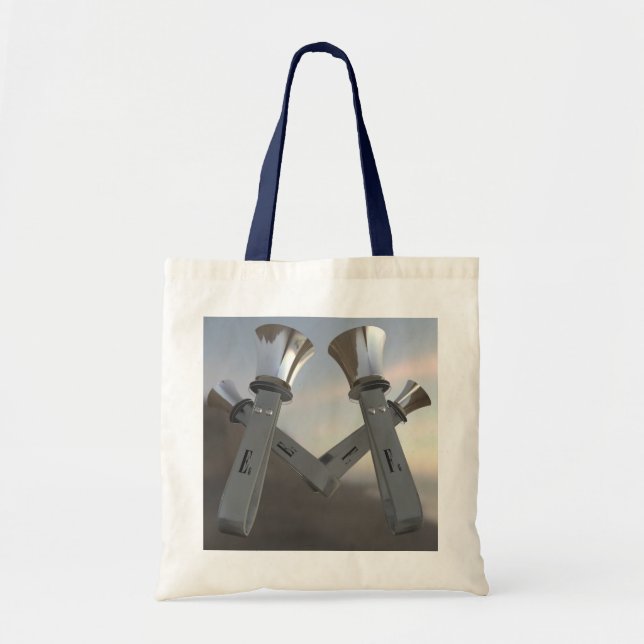 Bolso De Tela Tote de la música E6-F6 (Frente)
