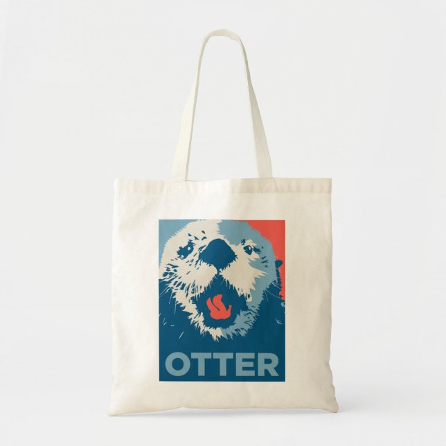 Bolso De Tela Tote de la nutria (Frente)