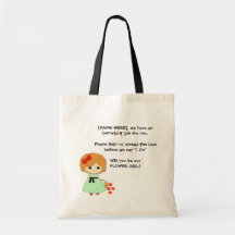 Tote de la oferta del florista - rojo