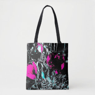Bolso De Tela Tote de la oscuridad de las amapolas