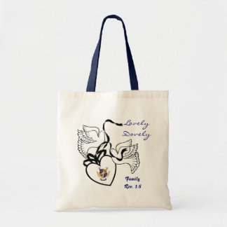 Bolso De Tela Tote de la paloma de ANQ