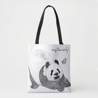 Bolso De Tela Tote de la panda