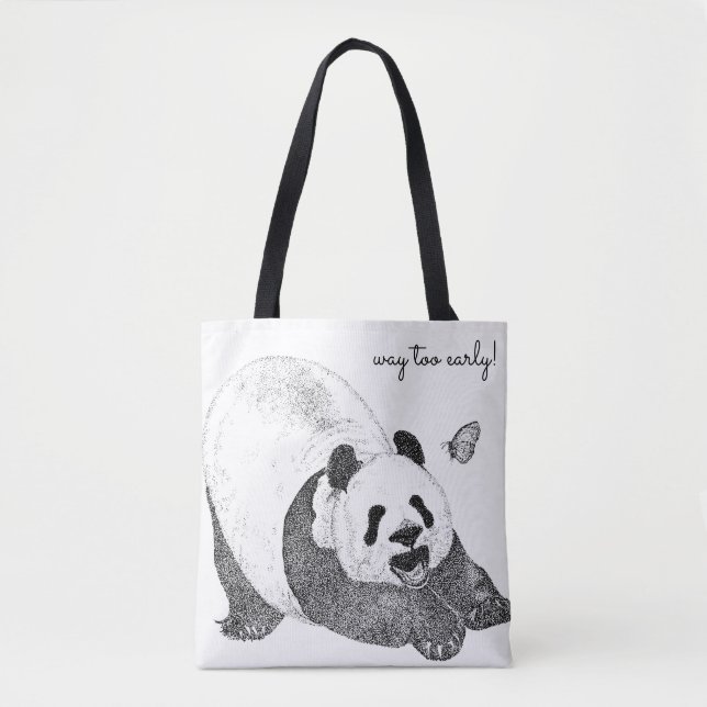 Bolso De Tela Tote de la panda (Anverso)