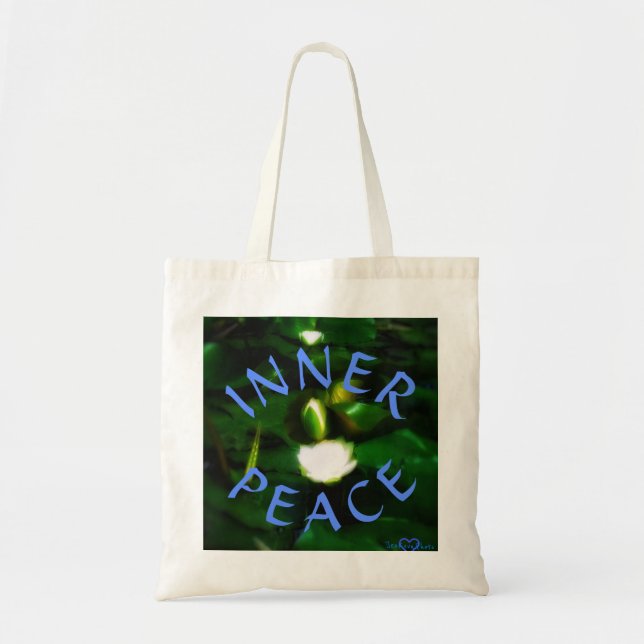 Bolso De Tela TOTE de la PAZ 2INNER (Frente)