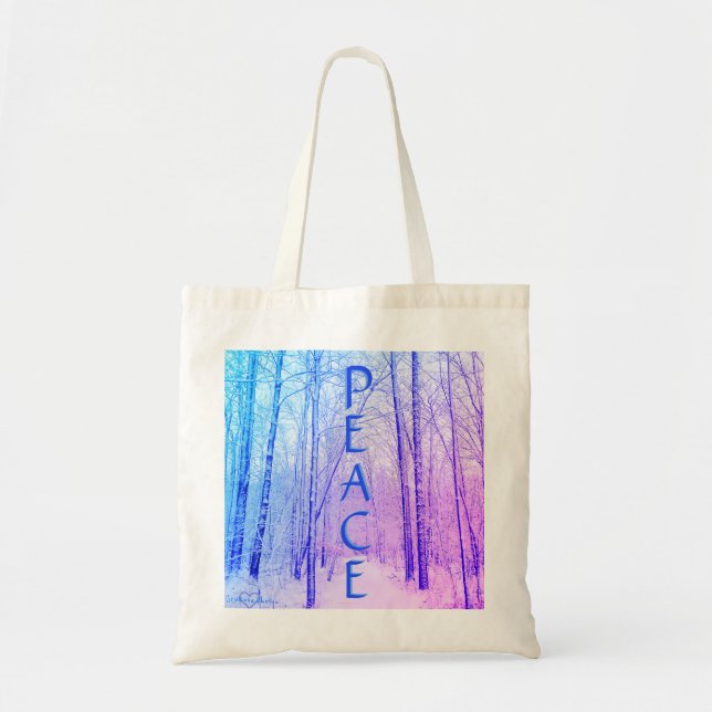 Bolso De Tela TOTE de la PAZ 2WINTER (Frente)