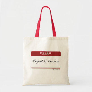 Bolso De Tela Tote de la persona de Regretsy