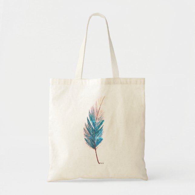 Bolso De Tela Tote de la pluma (Frente)