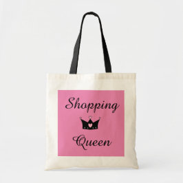 Bolso De Tela Tote de la reina de las compras