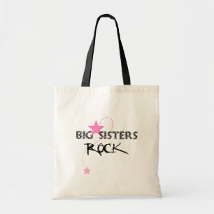 Bolso De Tela Tote de la roca de las hermanas grandes