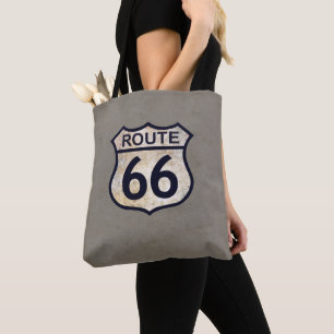 Bolso De Tela Tote de la ruta 66