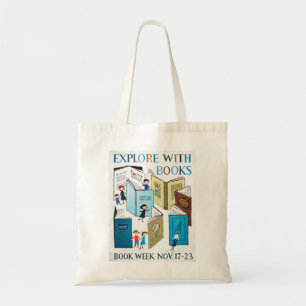 Bolso De Tela Tote de la semana del libro de 1957 niños