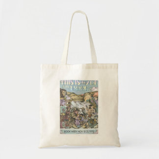 Bolso De Tela Tote de la semana del libro de 1970 niños