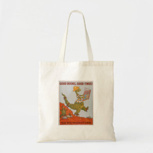 Bolso De Tela Tote de la semana del libro de 1985 niños