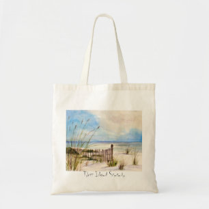 Bolso De Tela Tote de la serenidad de la isla de Tybee
