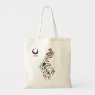 Bolso De Tela Tote de la silueta