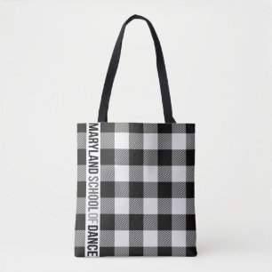 Bolso De Tela Tote de la tela escocesa MSD